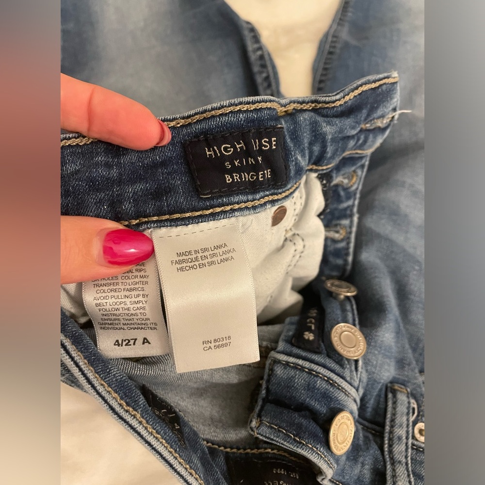 Lucky Brand - High Rise Bridgette Skinny Ankle Jeans - Picture 4 of 6